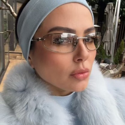 Spykay™ SG60683 Y2K Oval Frame Rimless Sunglasses - image 6