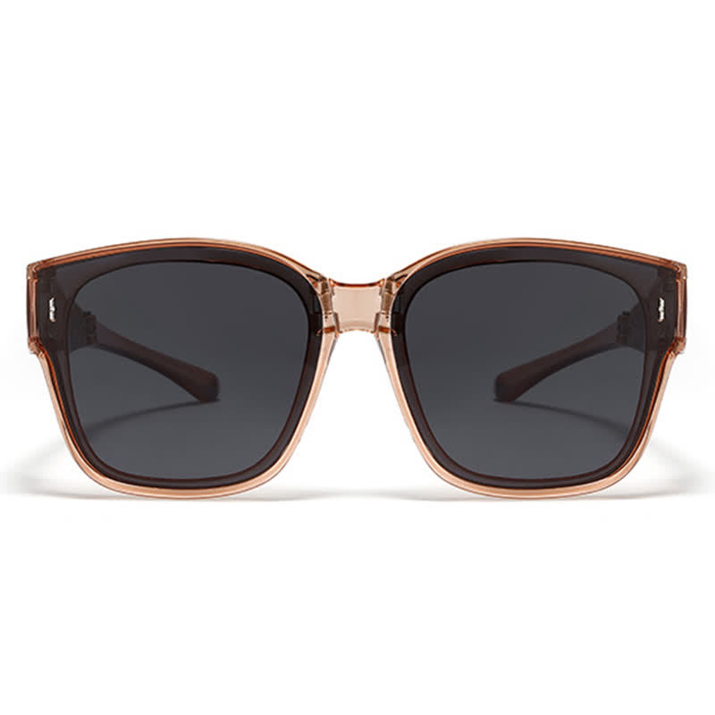 Spykay™ SG60956 Fit Over Glasses Square Frame Foldable Sunglasses for Women Men - image 13