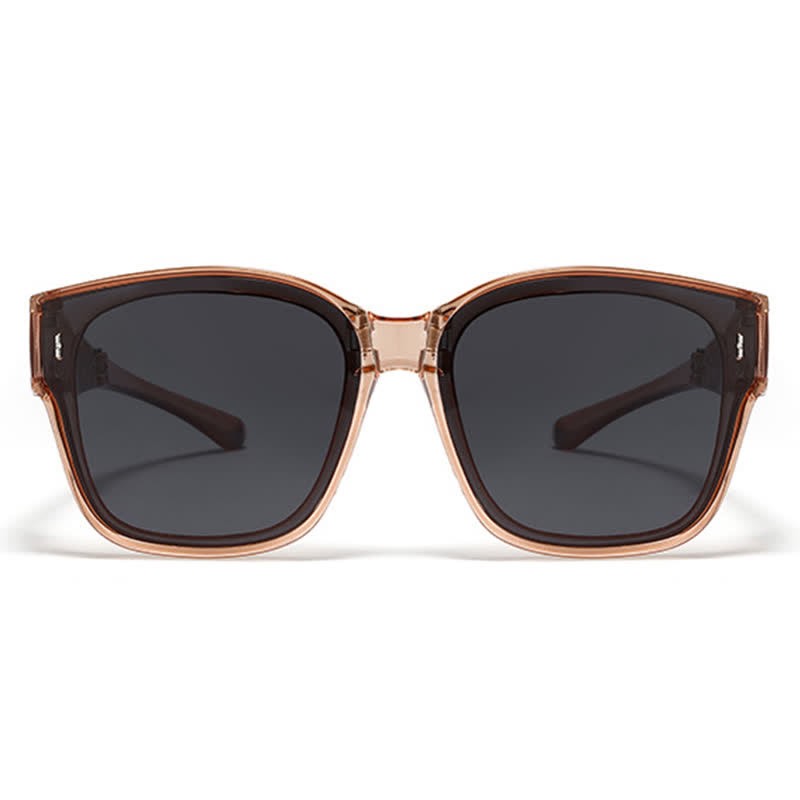 Spykay™ SG60956 Fit Over Glasses Square Frame Foldable Sunglasses for Women Men - image 13