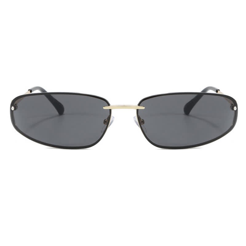 Spykay™ SG60683 Y2K Oval Frame Rimless Sunglasses - image 11
