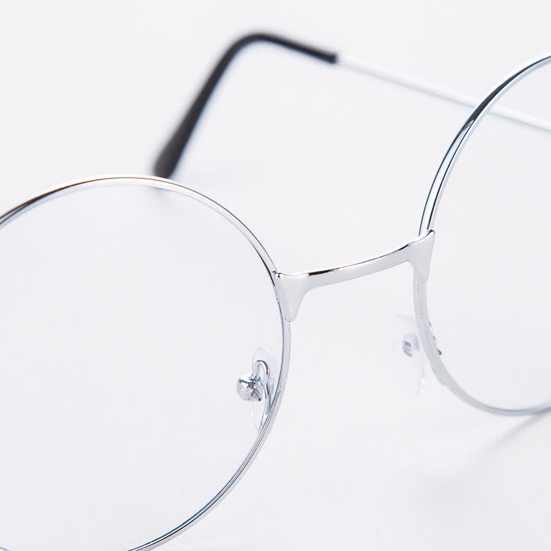 Spykay™ EG26874 Retro Round Frame Metal Anti-blue Light Glasses for Women Men - image 15