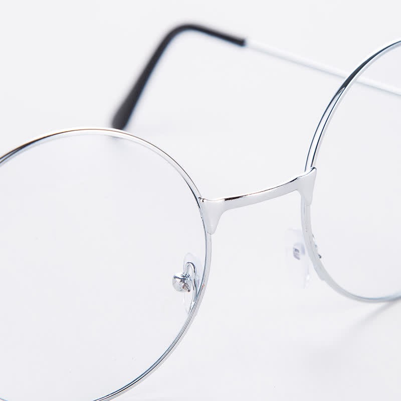 Spykay™ EG26874 Retro Round Frame Metal Anti-blue Light Glasses for Women Men - image 15