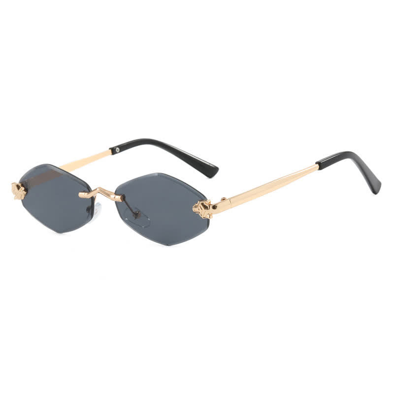 Spykay™ SG60684 Rhombus Frame Rimless Sunglasses - image 5
