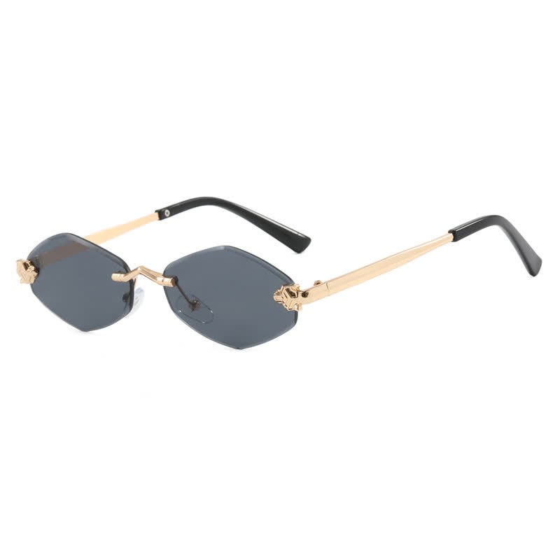 Spykay™ SG60684 Rhombus Frame Rimless Sunglasses - image 5