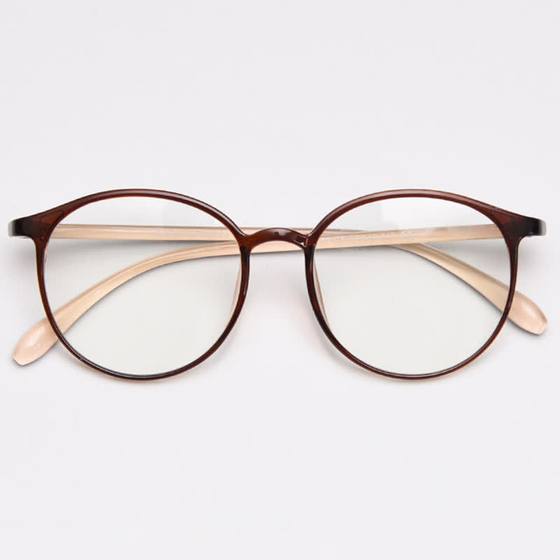 Spykay™ EG26865 Large Round Frame Anti-blue Light Simple Classic Lightweight Glasses  - image 16