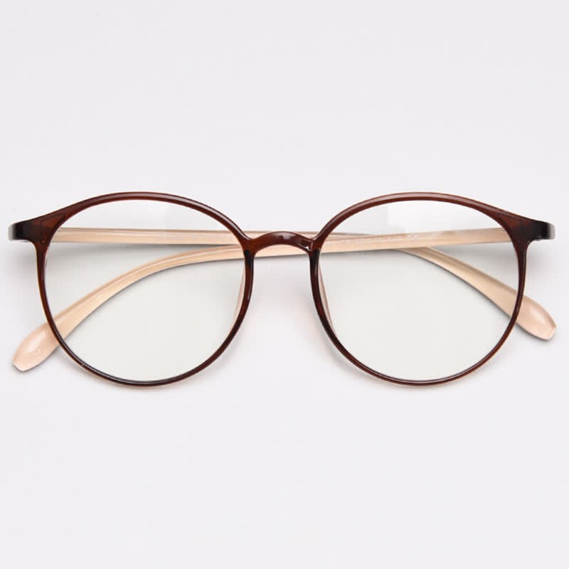 Spykay™ EG26865 Large Round Frame Anti-blue Light Simple Classic Lightweight Glasses  - image 16