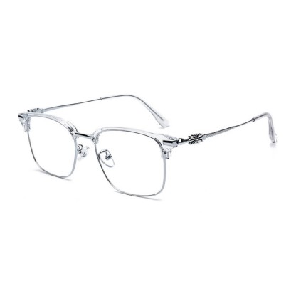 Spykay™ EG26924 Retro Gothic Cross Unisex Square Frame Anti-blue Light Browline Glasses - Clear - image 13