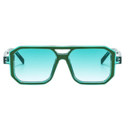 Spykay™ SG60875 Trendy Square Frame Double Bridges Sunglasses