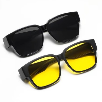 Spykay™ SG60957 Fit Over Glasses Square Frame Polarized Sunglasses for Women Men - image 5