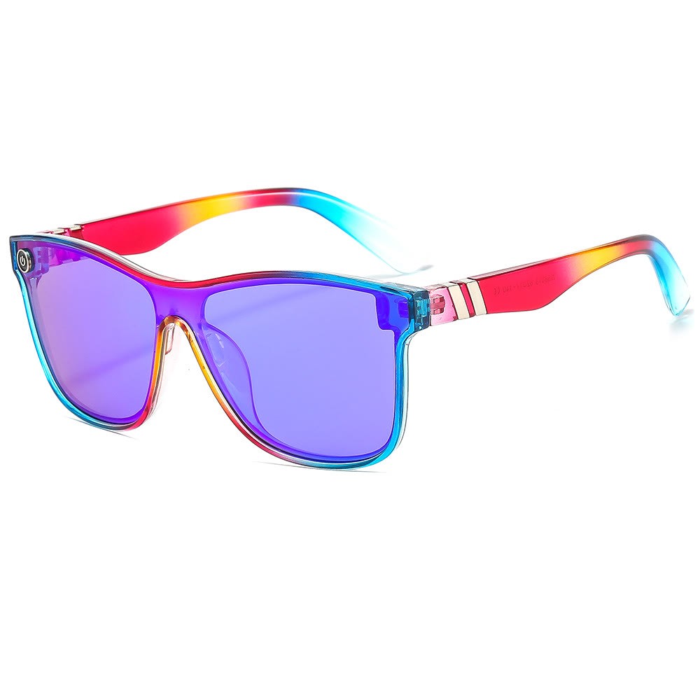 Spykay™ SG1022 Women's Streamlined Sunglasses, Summer Personality Coating Gradient Reflective Oversized Sunglasses