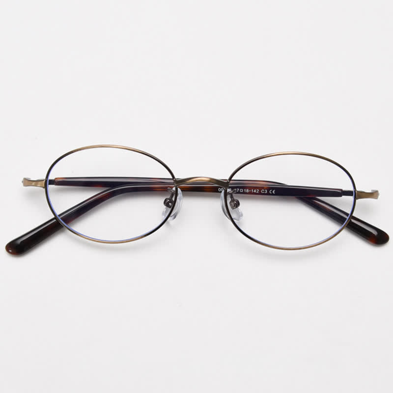 Spykay™ EG26867 Oval Frame Anti-blue Light Retro Classic Glasses  - image 7