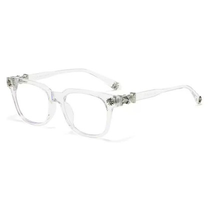 Spykay™ EG26756 Square Frame Cross Temples Classic Glasses - Clear/Silver - image 7