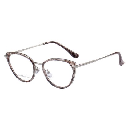 Spykay™ EG26876 Classic Simple Cat-Eye Anti-blue Light Fashion Glasses - Grey Floral - image 6