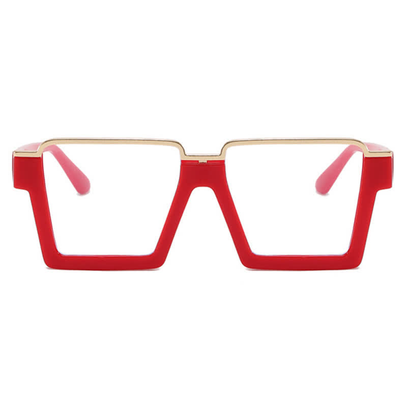 Spykay™ EG26785 Square Frame Trendy Semi-Rimless Anti-blue Light Glasses
