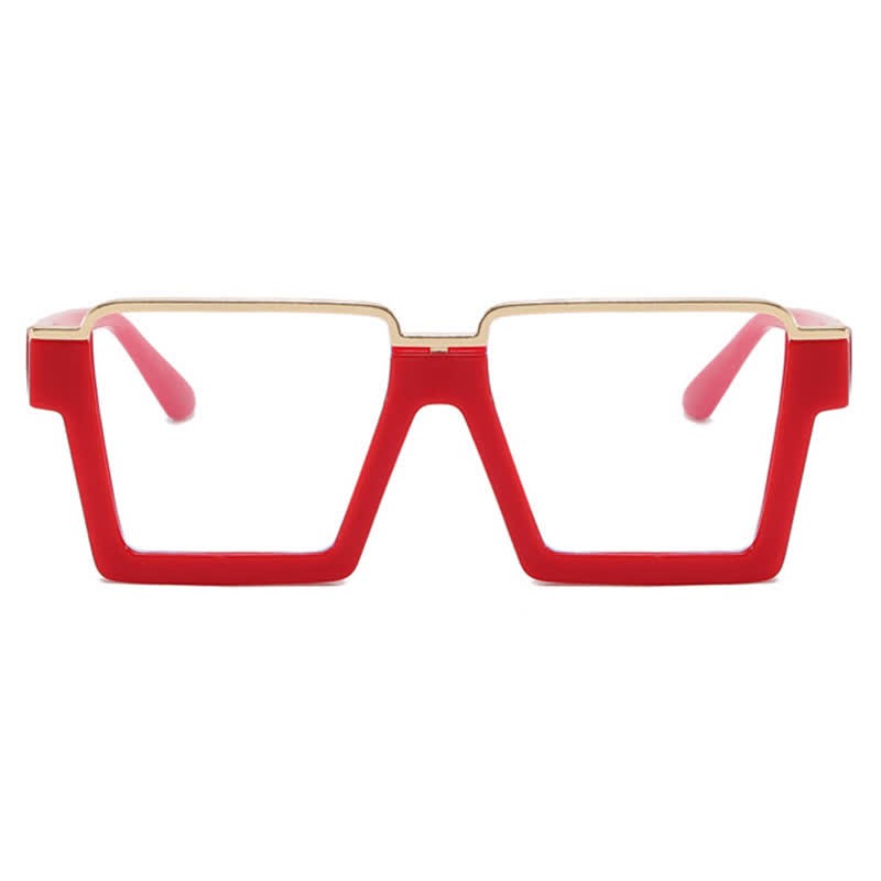 Spykay™ EG26785 Square Frame Trendy Semi-Rimless Anti-blue Light Glasses