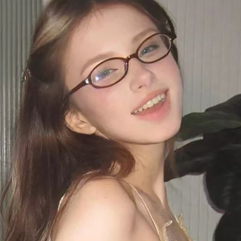 Spykay™ EG26885 Anti-blue Light Retro Small Oval Frame Y2K Hipster Eyeglasses - image 15