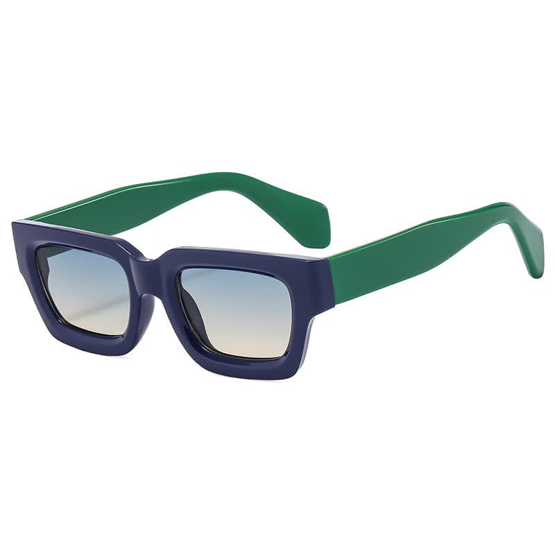 Spykay™ SG60855 Rectangle Frame Unisex Hipster Sunglasses - Blue/Green - image 17