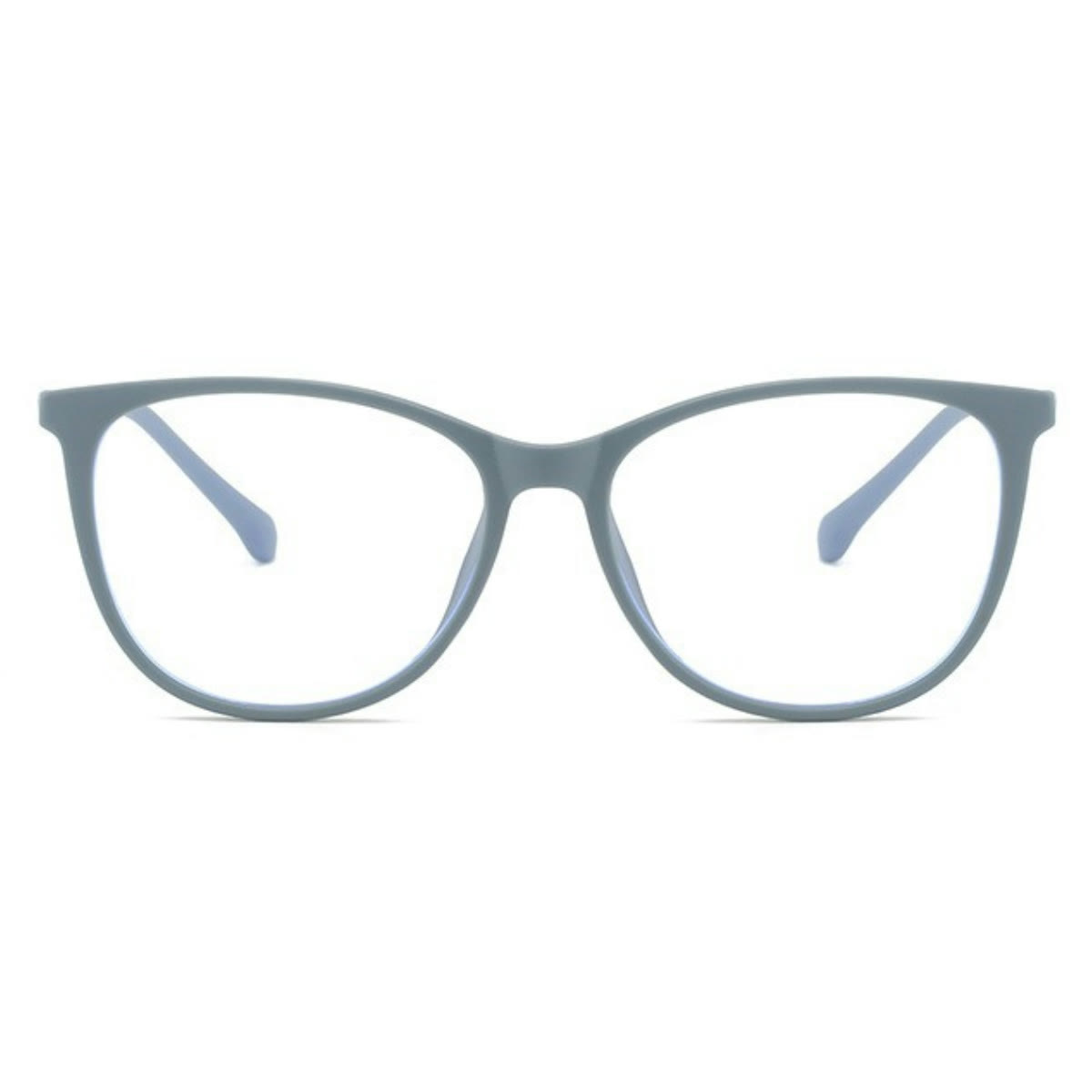 Spykay™ EG1012 Women's Round PC Frame Personality Fashion Clear Lens Glasses With Gradient Tint Clear Glasses Accessories - image 14