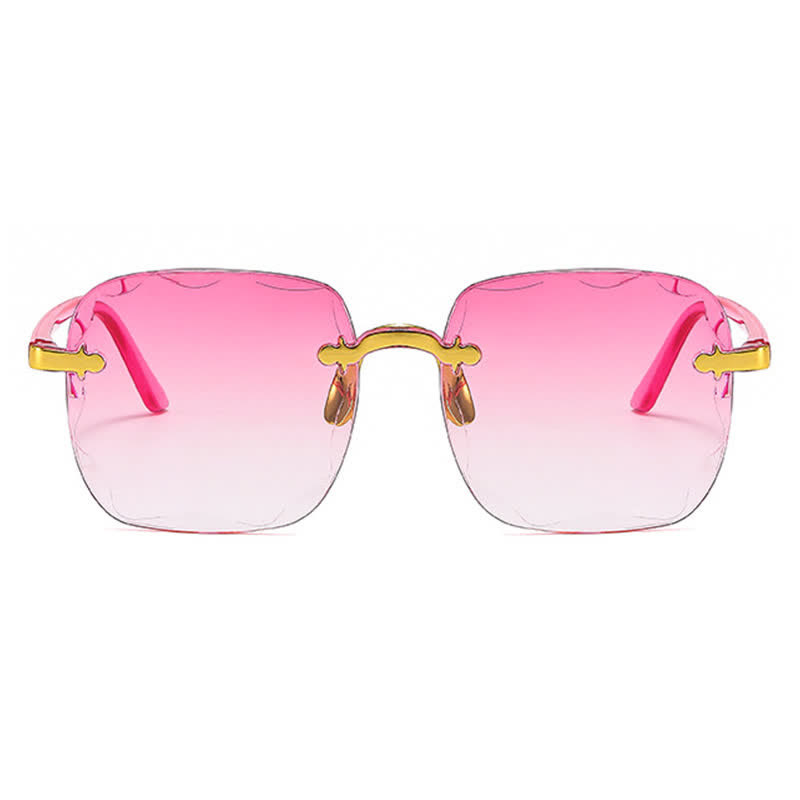 Spykay™ SG61010 Square Frame Oversized Trendy Rimless Sunglasses - image 16
