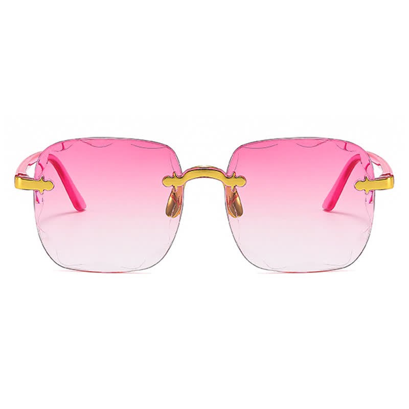 Spykay™ SG61010 Square Frame Oversized Trendy Rimless Sunglasses - image 16