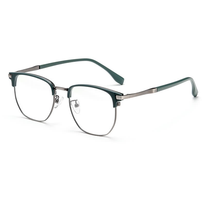 Spykay™ EG26900 Classic Anti-blue Light Square Frame Browline Glasses - Green - image 7