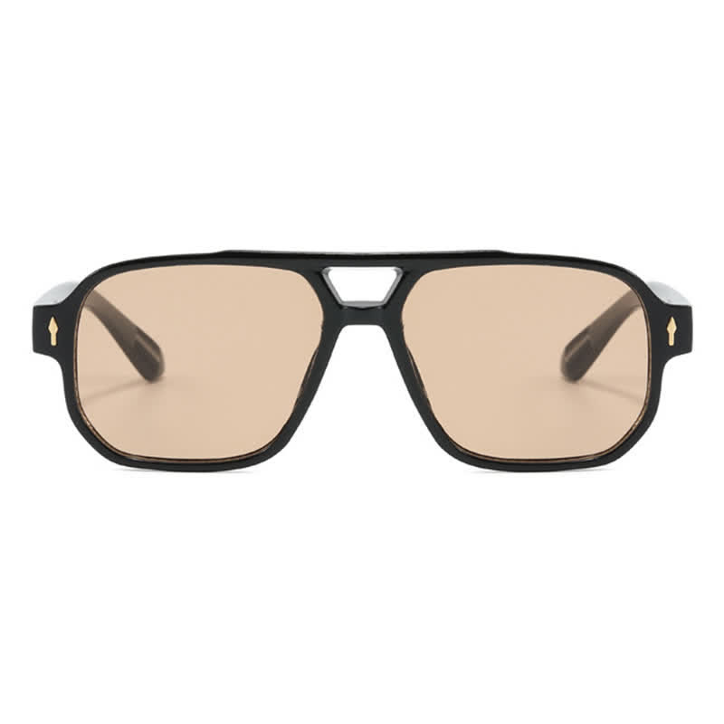 Spykay™ SG60754 Square Frame Double Bridges Vintage Sunglasses - image 8