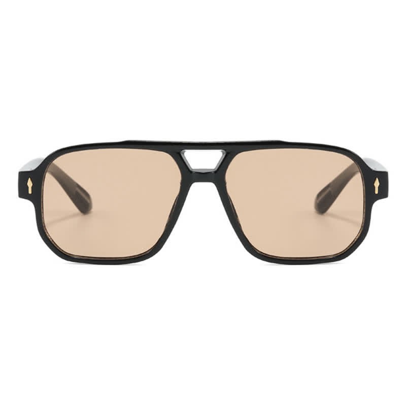 Spykay™ SG60754 Square Frame Double Bridges Vintage Sunglasses - image 8