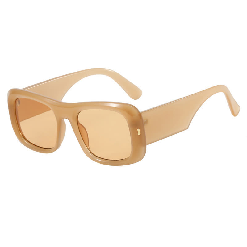 Spykay™ SG60905 Arrow Decor Square Frame Thick Sunglasses