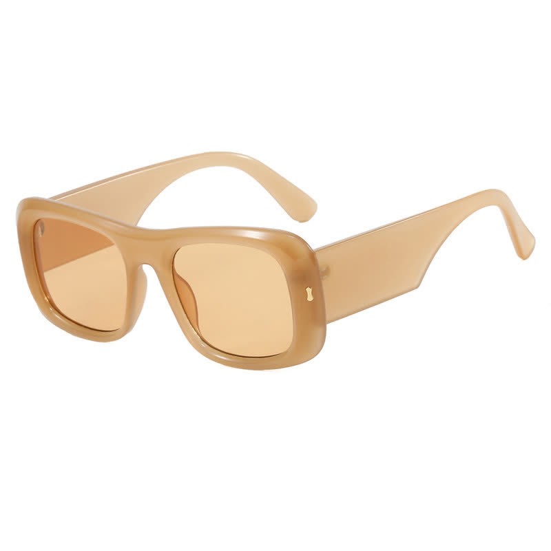 Spykay™ SG60905 Arrow Decor Square Frame Thick Sunglasses