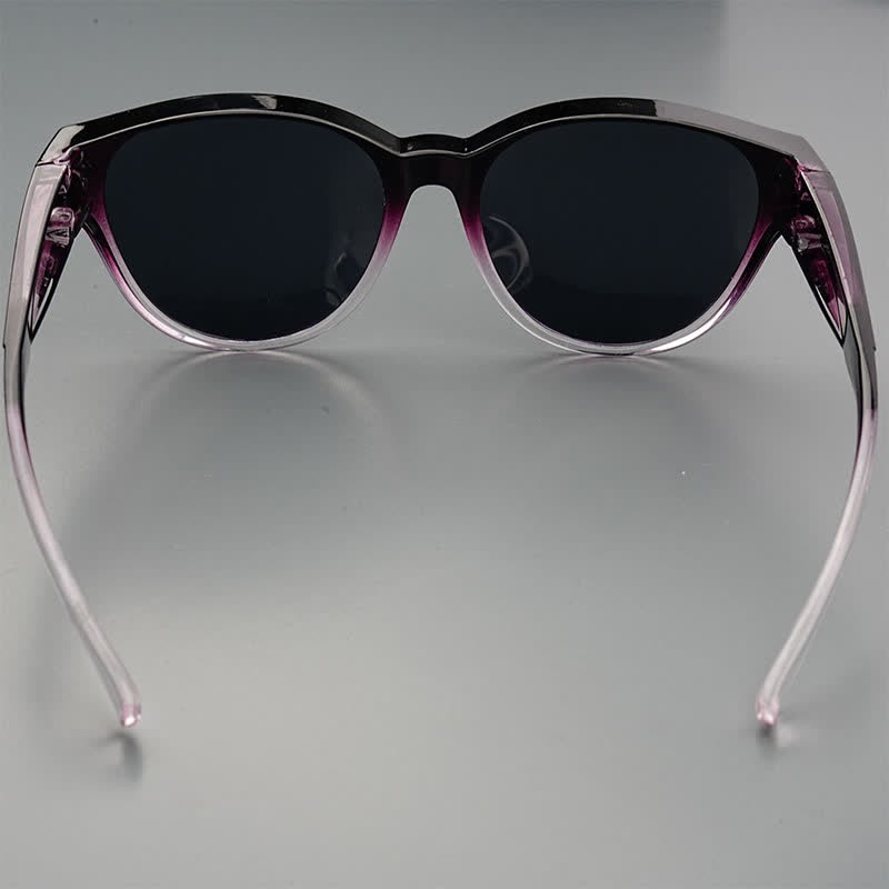 Spykay™ SG61035 Fit Over Glasses Cat-Eye Star Decor Polarized Sunglasses - image 13