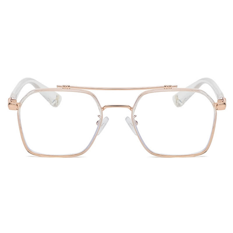 Spykay™ EG26920 Unsiex Square Frame Anti-blue Light Double Bridges Retro Glasses - image 21