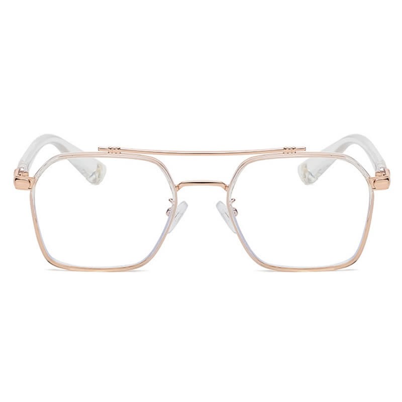Spykay™ EG26920 Unsiex Square Frame Anti-blue Light Double Bridges Retro Glasses - image 21
