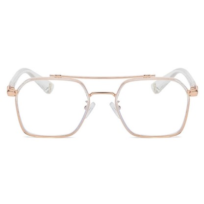 Spykay™ EG26920 Unsiex Square Frame Anti-blue Light Double Bridges Retro Glasses - image 21