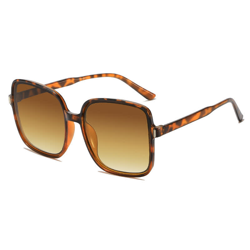Spykay™ SG60951 Oversized Square Frame Simple Trendy Sunglasses - Brown Leopard - image 8