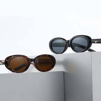 Spykay™ SG60719 Star Design Oval Frames Hipster Sunglasses