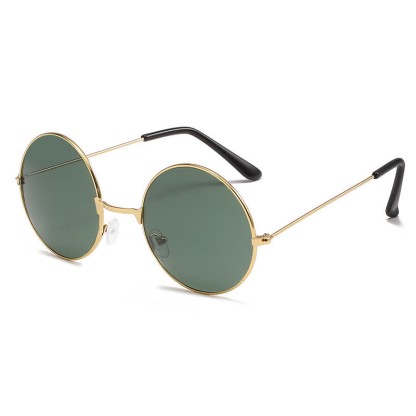 Spykay™ SG61008 Retro Round Frame Metal Sunglasses for Women Men - Green - image 16