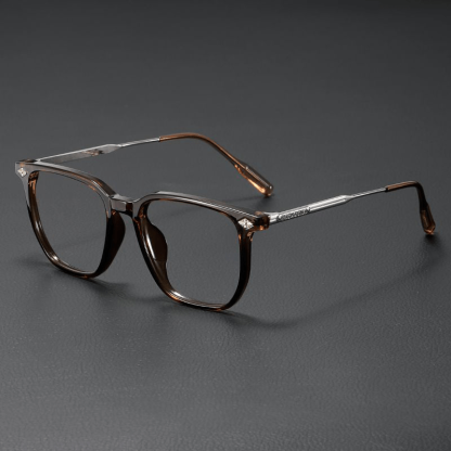 Spykay™ EG26926 Gothic Cross Unisex Square Frame Anti-blue Light Retro Glasses - Brown - image 4