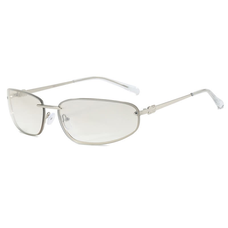 Spykay™ SG60683 Y2K Oval Frame Rimless Sunglasses - image 2