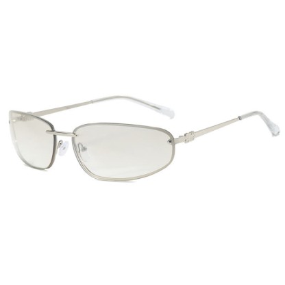 Spykay™ SG60683 Y2K Oval Frame Rimless Sunglasses - image 2