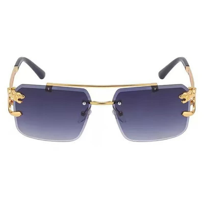 Spykay™ SG60826 Men's Cool Rimless Leopard Frame Sunglasses - image 13