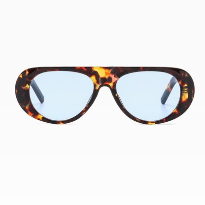 Spykay™ SG60671 Oval Frame Wide Temples Vintage Aviator Sunglasses - image 21