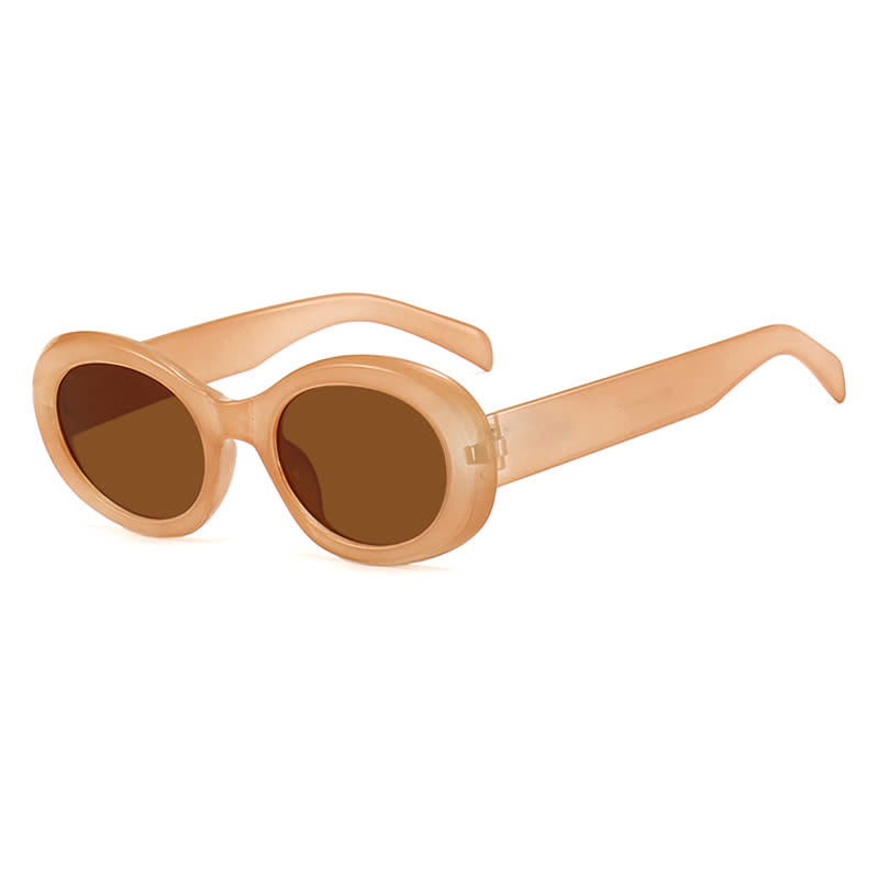 Spykay™ SG60845 Fashion Classic Oval Frame Sunglasses - Brown - image 25