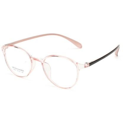 Spykay™ EG26845 Lightweight Round Frame Anti-blue Light Simple Glasses - Pink - image 12