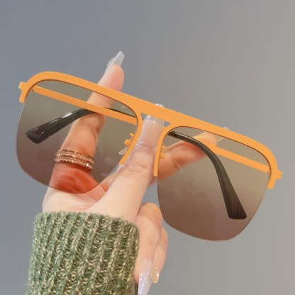 Spykay™ SG60864 Square Frame Semi-Rimless Oversized Sunglasses - image 21