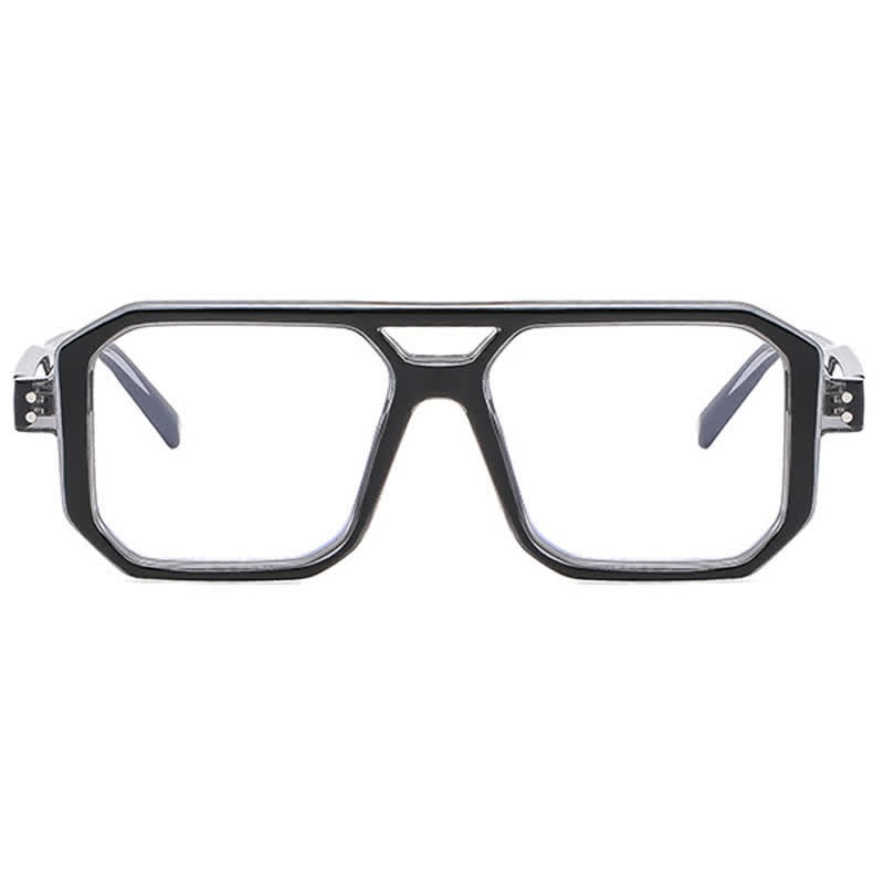 Spykay™ EG26772 Trendy Square Frame Double Bridges Glasses