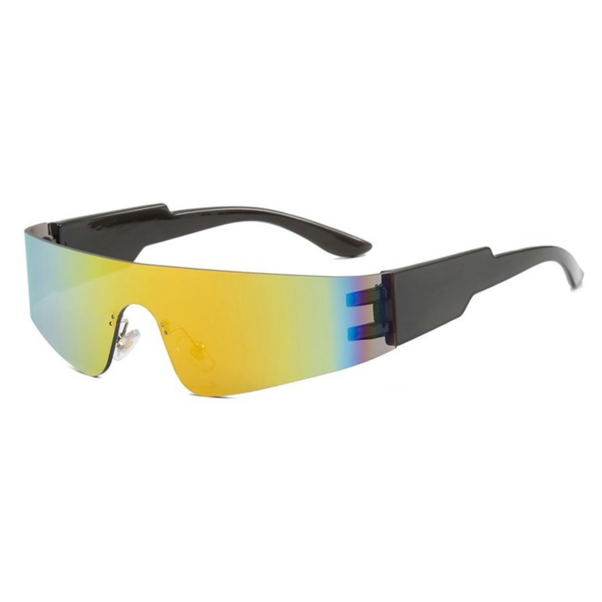 Spykay™ SG1026 Frameless Sunglasses Futuristic Women's Punk Sports Sunglasses Rimless Fashion Sunglasses - Black/Red - image 21