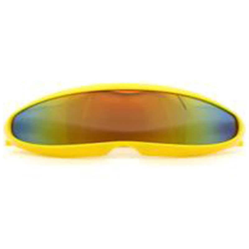 Spykay™ SG61011 One-piece Color Mirror Lens Monolens Cyclops Robotic Futuristic Narrow Y2K Punk Sunglasses - image 31
