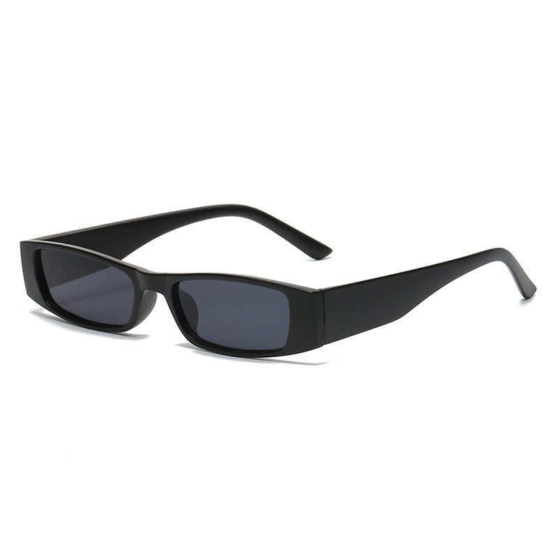 Spykay™ SG60997 Rectangle Small Frame Vintage-Retro Fashion Sunglasses - Matte Black - image 5