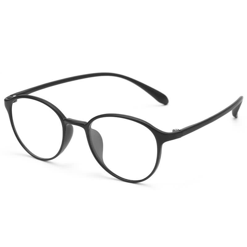 Spykay™ EG26845 Lightweight Round Frame Anti-blue Light Simple Glasses - Matte Black - image 9