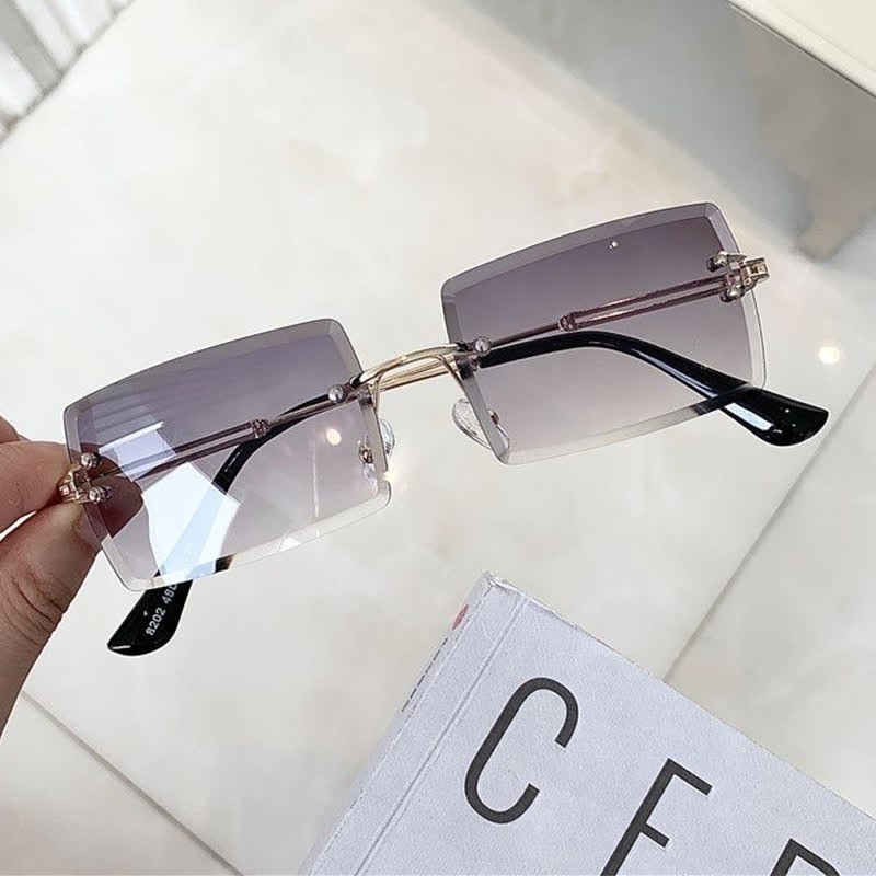Spykay™ SG60744 Rimless Rectangle Frame Fashion Sunglasses - image 11